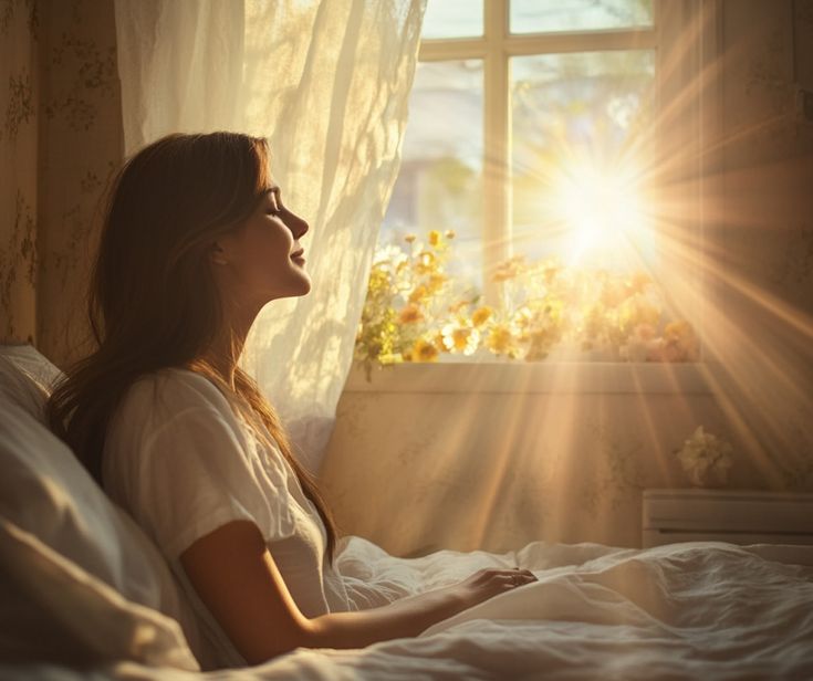 Morgenlys som symboliserer en frisk start på dagen